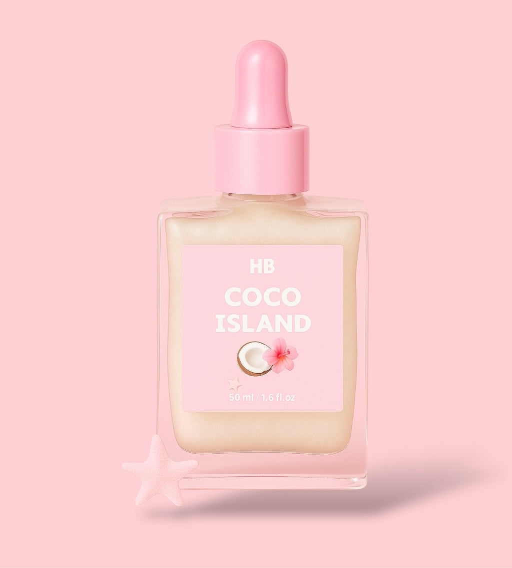 Coco Island - Huile pour le corps lumineuse à la noix de coco - 50 ml